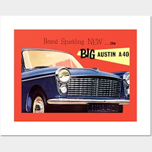 AUSTIN A40 - brochure Posters and Art